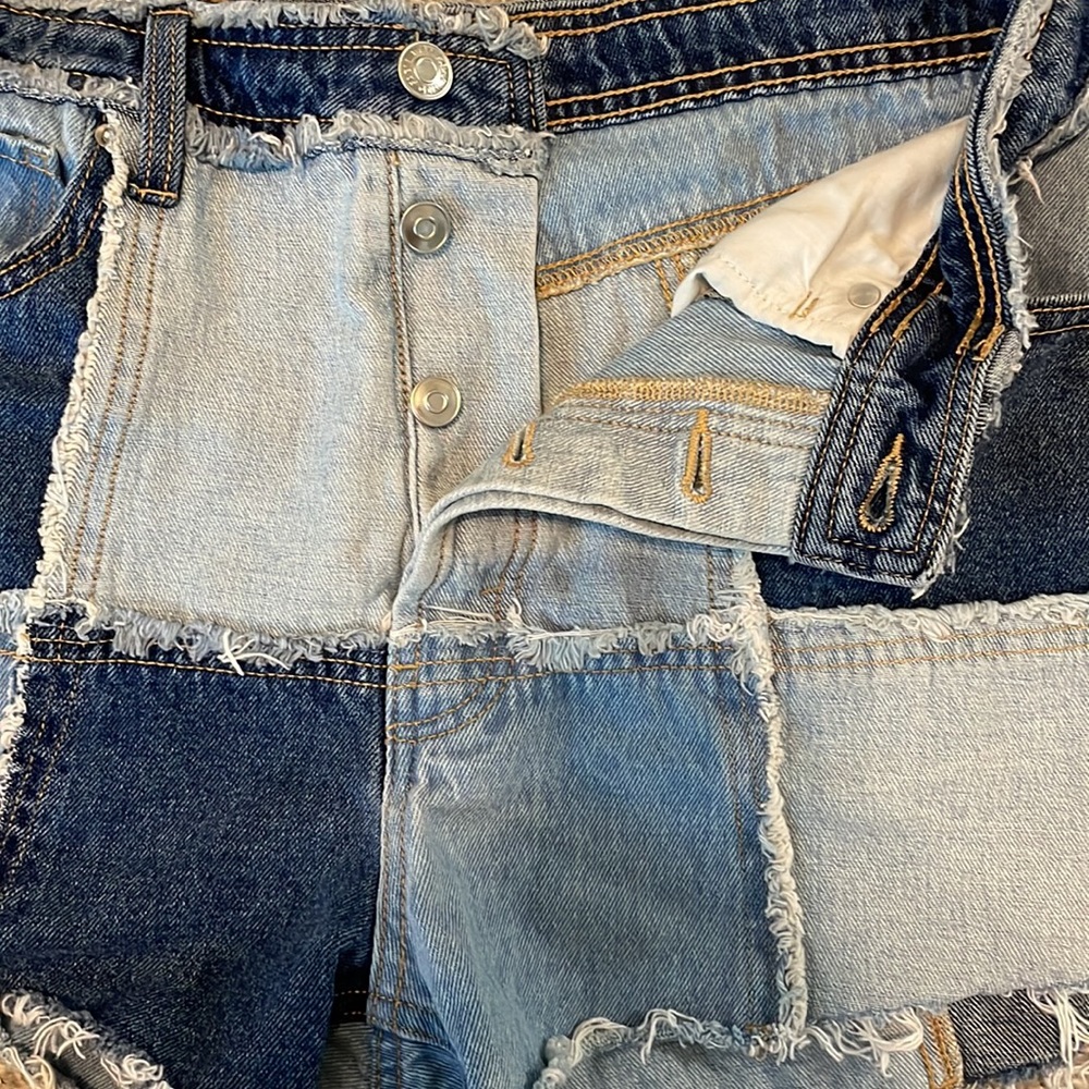 Wild Fable ColorBlock Jean Shorts - Picture 3 of 6